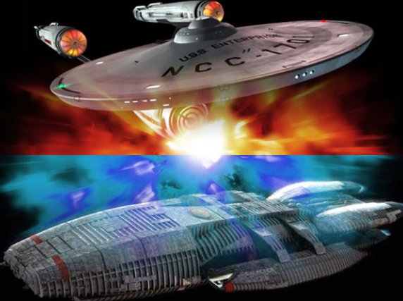 U.S.S. Enterprise vs. Battlestar Galactica
