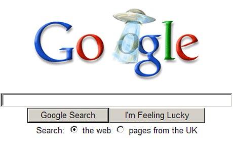 Google Doodle - UFO Google Doodle - UFO